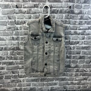 Little Bipsy Light Gray Denim Vest